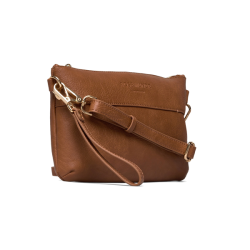 Rosemunde Medium Clutch Lysebrun