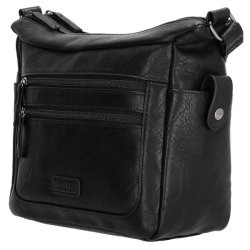 Beagles Murcia Skuldertaske 2 Rum Sort