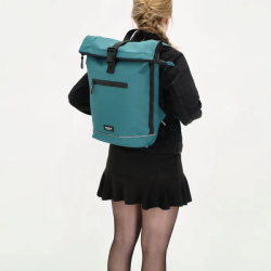 Beagles Originals Waterproof Roll Rygsk 15.6" Petrol