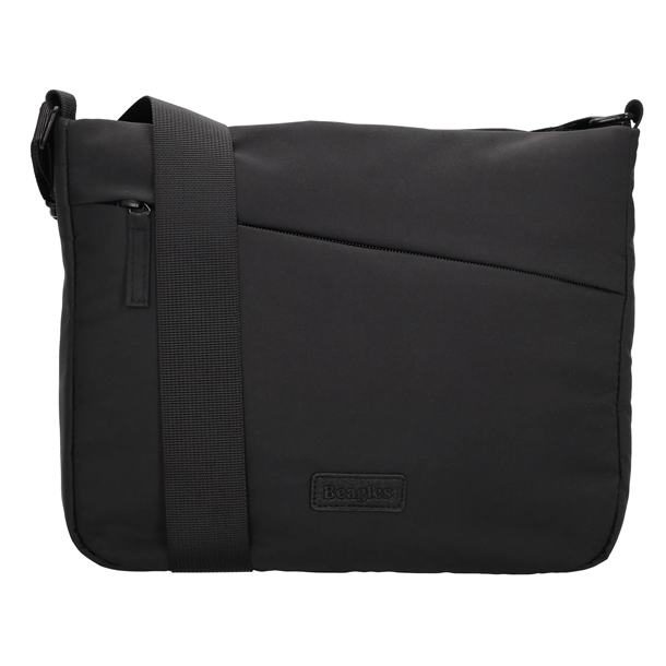 Beagles Calvia skuldertaske i sort set forfra