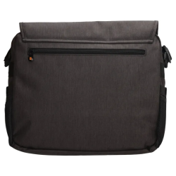 Beagles Kyoto messenger taske sort – bagside med lynlslomme