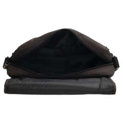 Beagles Kyoto messenger taske sort – rummeligt hovedrum til laptop