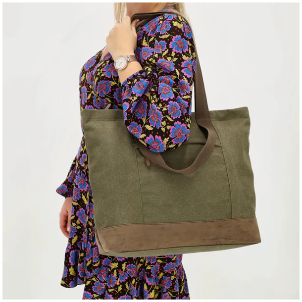 Beagles Originals Shopper Oliven 