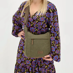 Beagles Originals Skuldertaske Oliven Kanvas