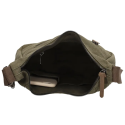 Beagles Originals Skuldertaske Oliven Kanvas