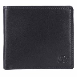 Bugundar 2-fljet Rutsker Dollarmappe med Klap Sort