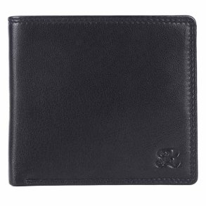 Bugundar 2-fljet Rutsker Dollarmappe med Klap Sort