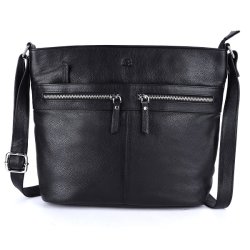 Bugundar Aaker Skuldertaske Sort 