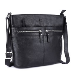 Bugundar Aaker Skuldertaske Sort 