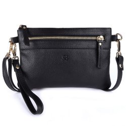 Bugundar Arnager Skuldertaske Sort/Guld