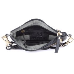 Bugundar Arnager Skuldertaske Sort/Guld