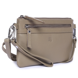 Bugundar Arnager Skuldertaske Taupe