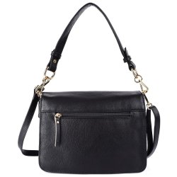 Bugundar Bobbe Skuldertaske Sort/ Guld 