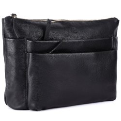 Bugundar Boderne Toilettaske Sort/Guld 