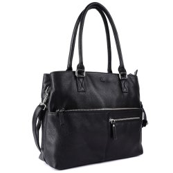 Bugundar Hndtaske Nylars Sort 