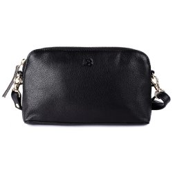 Bugundar Hullehavn Skuldertaske Sort/Guld