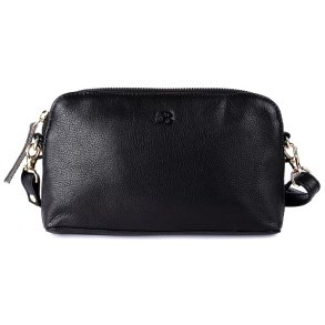 Bugundar Hullehavn Skuldertaske Sort/Guld