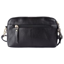 Bugundar Hullehavn Skuldertaske Sort/Guld