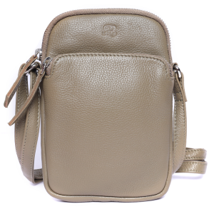 Bugundar Lilleborg Mobiltaske Taupe