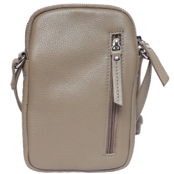 Bugundar Lilleborg Mobiltaske Taupe