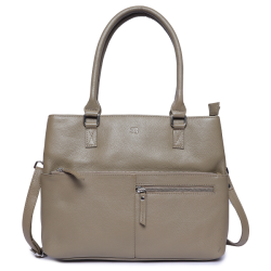 Bugundar Nylars Hndtaske Taupe 