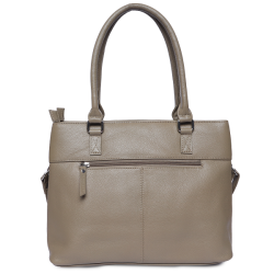 Bugundar Nylars Hndtaske Taupe 