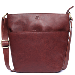 Bugundar Pedersker Skuldertaske Cognac