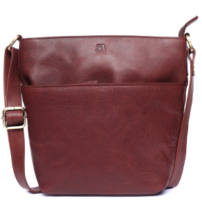 Bugundar Pedersker Skuldertaske Cognac