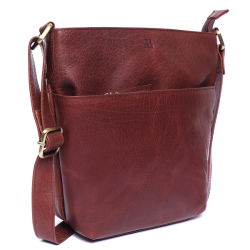 Bugundar Pedersker Skuldertaske Cognac