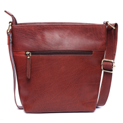 Bugundar Pedersker Skuldertaske Cognac