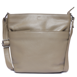Bugundar Pedersker Skuldertaske Taupe