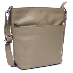 Bugundar Pedersker Skuldertaske Taupe