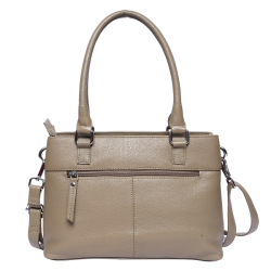 Bugundar Rispebjerg Hndtaske Taupe 