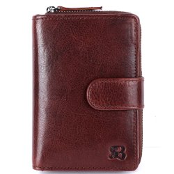 Bugundar R Vintage Stor RFID Damepung Brun