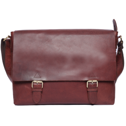 Bugundar Rytterkngten Arbejdstaske 15" Cognac