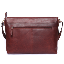 Bugundar Rytterkngten Arbejdstaske 15" Cognac