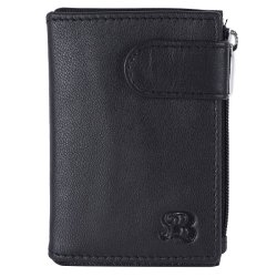 Bugundar Skrubbekrak Kortholder med Mntrum Sort