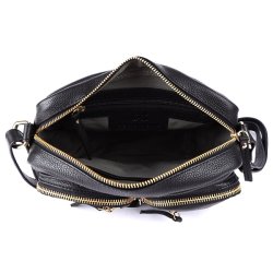 Bugundar Skrulle Skuldertaske Sort/Guld