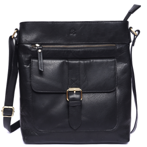 Bugundar Gudhjem Skuldertaske Sort 