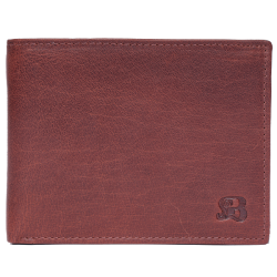 Bugundar Snogebk 2-Fljet Dollarmappe Cognac