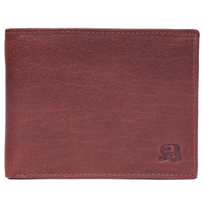 Bugundar Snogebk 2-Fljet Dollarmappe Cognac