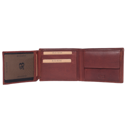 Bugundar Snogebk 2-Fljet Dollarmappe Cognac