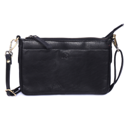 Bugundar Smarken Skuldertaske Sort