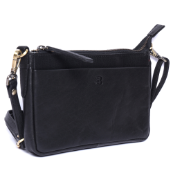 Bugundar Smarken Skuldertaske Sort