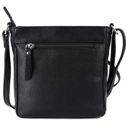 Bugundar Tejn Skuldertaske Sort