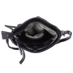 Bugundar Tejn Skuldertaske Sort