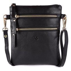 Bugundar Vang Skuldertaske Sort/Guld