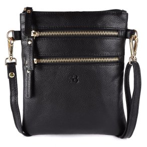 Bugundar Vang Skuldertaske Sort/Guld