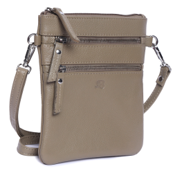 Bugundar Vang Skuldertaske Taupe