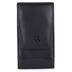 Bugundar Cigaretetui til Alm. Strrelse i Sort